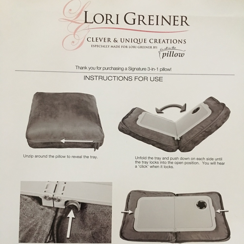 Lori Griener Laptop Pillow Tray